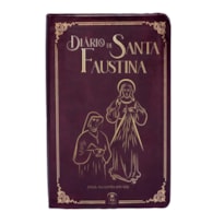 DIÁRIO DE SANTA FAUSTINA - BOLSO CAPA COURO
