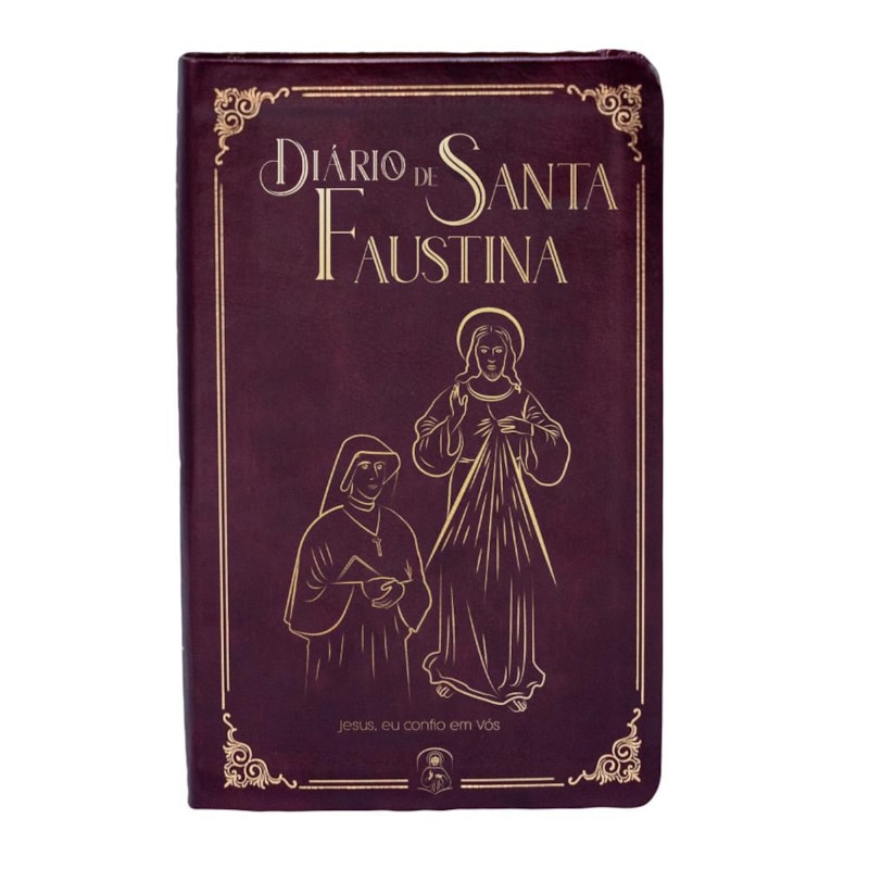 DIÁRIO DE SANTA FAUSTINA - BOLSO CAPA COURO