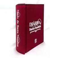 DIÁRIO DE SANTA FAUSTINA BOLSO ENCADERNADO CAPA DE TECIDO