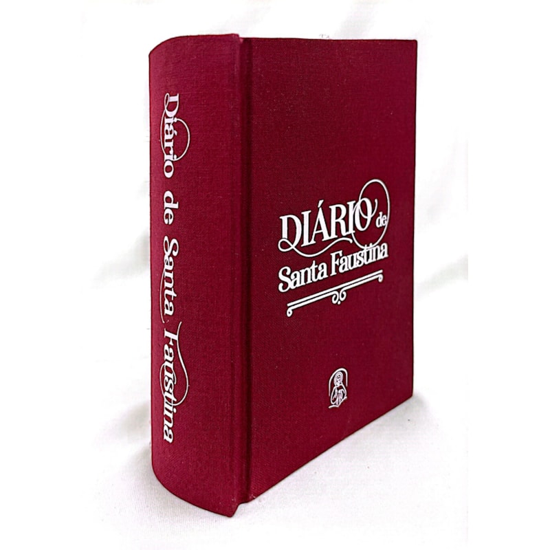DIÁRIO DE SANTA FAUSTINA BOLSO ENCADERNADO CAPA DE TECIDO