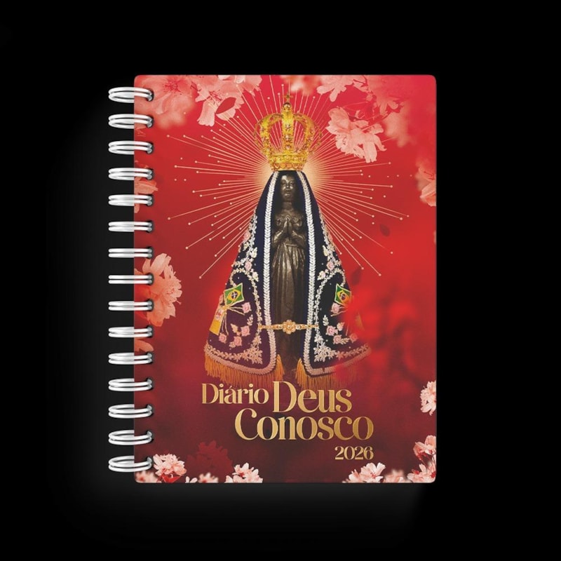 DIARIO DEUS CONOSCO 2026 - CORACAO DE MAE - WIRE-O