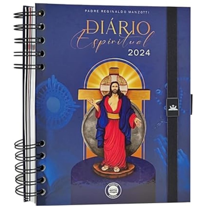 DIÁRIO ESPIRITUAL 2024 CAPA AZUL