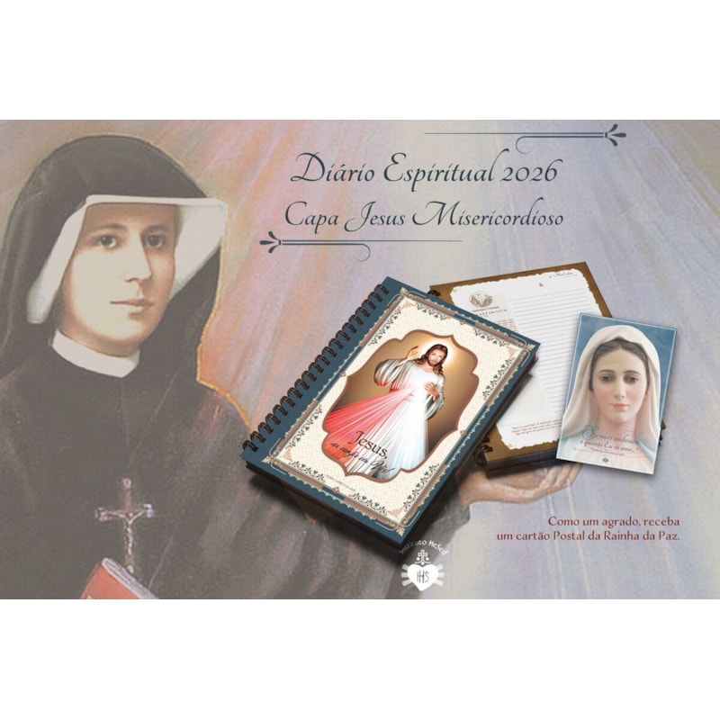 DIÁRIO ESPIRITUAL 2026 JESUS MISERICORDIOSO