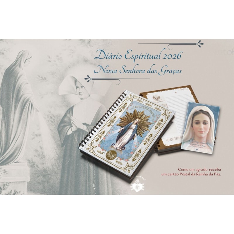 DIÁRIO ESPIRITUAL 2026 NOSSA SENHORA DAS GRAÇAS