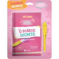 DIÁRIO SECRETO COM CANETA MÁGICA - ROSA