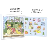 DIAS FRIOS (FALL-WINTER): LIVRO DE COLORIR OFICIAL BOBBIE GOODS - EDIÇÃO EM CAPA DURA COM CARTELA DE ADESIVOS