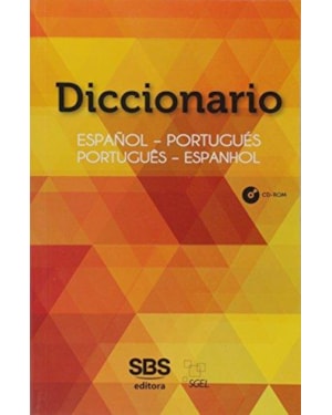 DICCIONARIO BILINGUE ESPAÑOL PORTUGUÉS - PORTUGUÊS ESPANHOL - COM CD