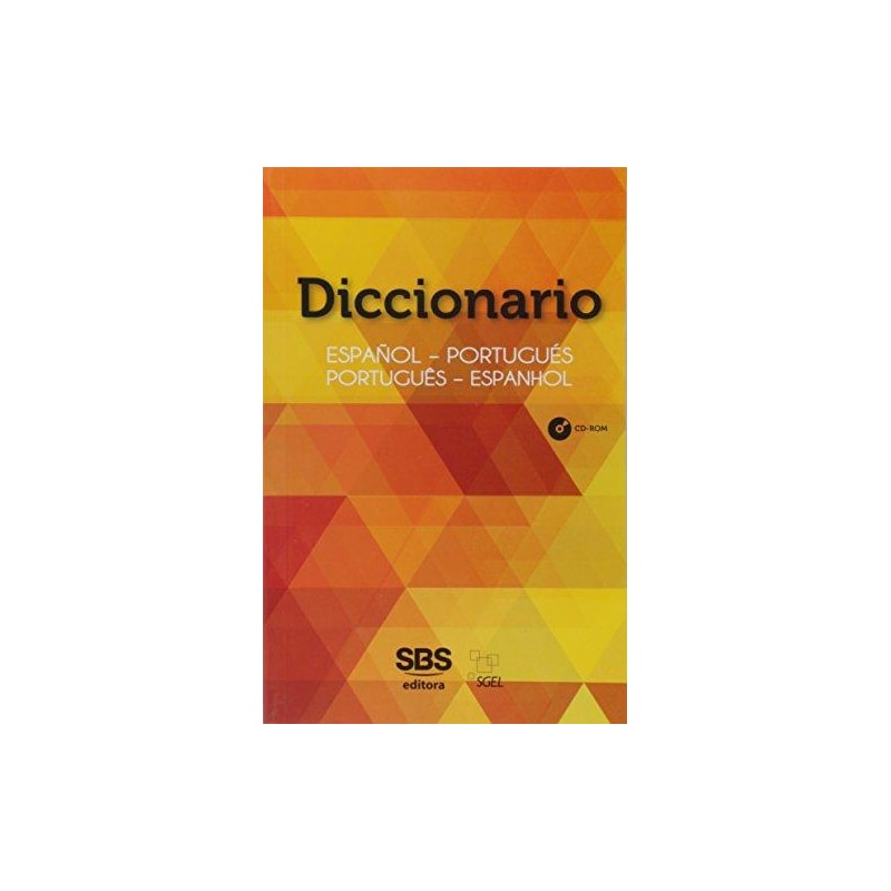 DICCIONARIO BILINGUE ESPAÑOL PORTUGUÉS - PORTUGUÊS ESPANHOL - COM CD