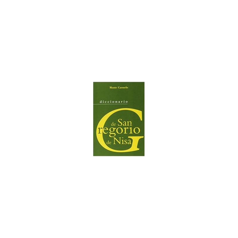 DICCIONARIO DE SAN GREGORIO DE NISA