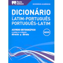 DICIONÁRIO ACADÉMICO DE LATIM PORTUGUÊS PORTUGUÊS LATIM