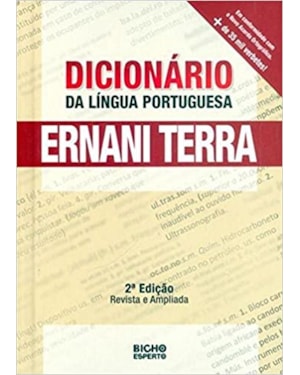 DICIONARIO DA LINGUA PORTUGUESA ERNANI TERRA 1152 PGS + 35 MIL VERBETES