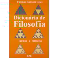 DICIONARIO DE FILOSOFIA. TERMOS E FILOSOFOS. - 1