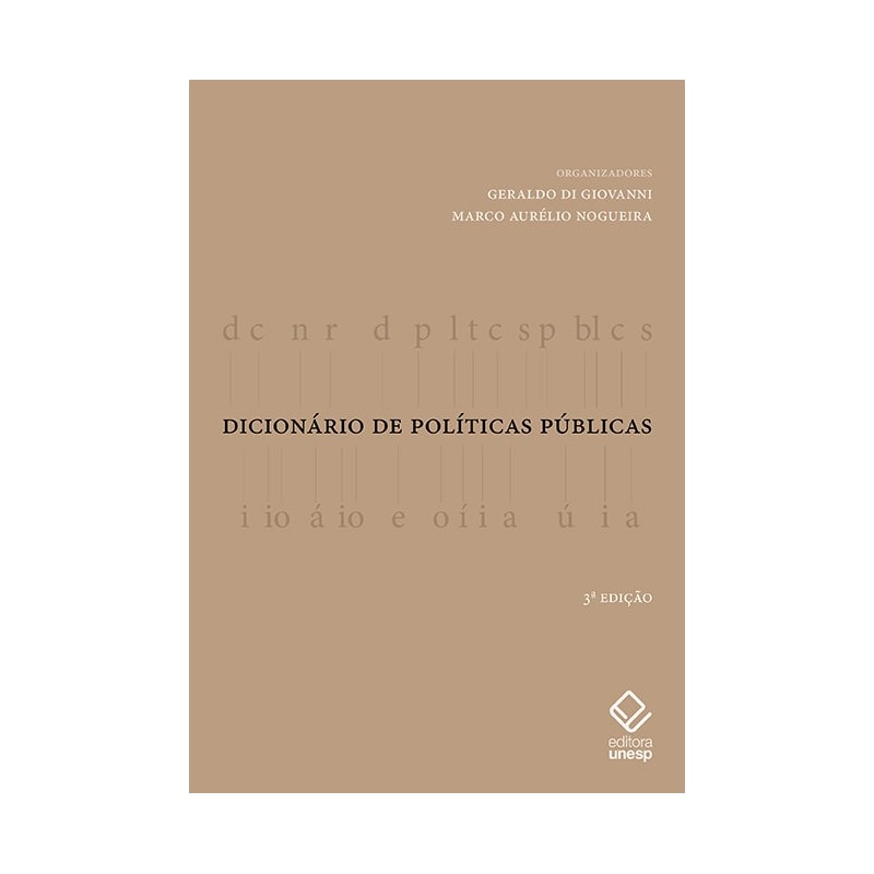 DICIONÁRIO DE POLÍTICAS PÚBLICAS - 3ª EDIÇÃO