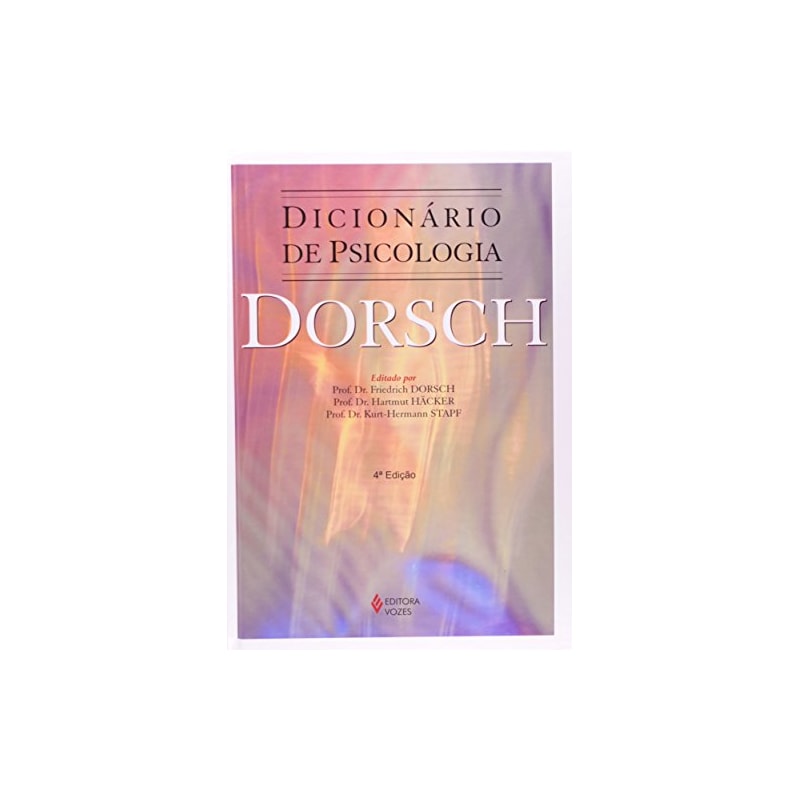 DICIONÁRIO DE PSICOLOGIA DORSCH.