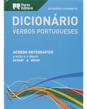 DICIONARIO EDITORA DE VERBOS PORTUGUES  - 2ª