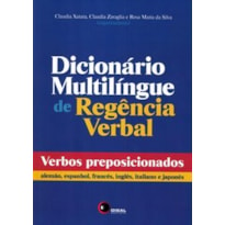 DICIONÁRIO MULTILÍNGUE DE REGÊNCIA VERBAL