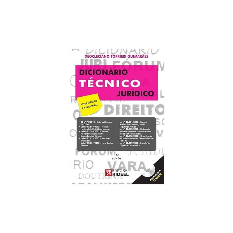 DICIONARIO TECNICO JURIDICO