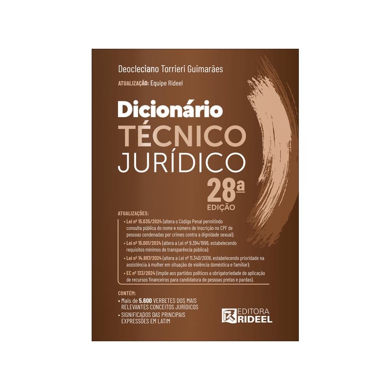 DICIONÁRIO TÉCNICO JURÍDICO