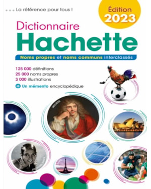 DICTIONNAIRE HACHETTE 2023