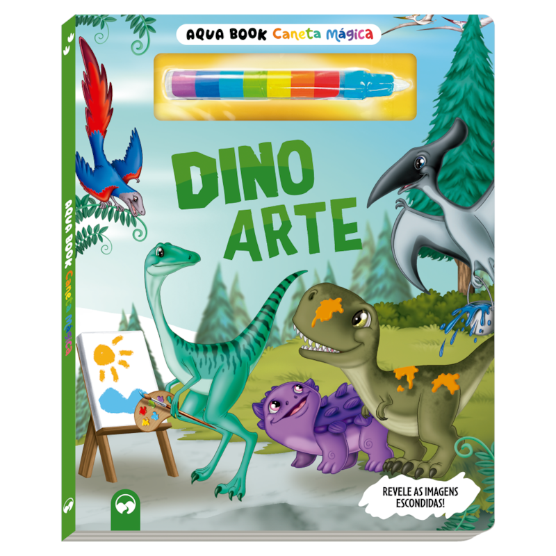 DINO ARTE: AQUA BOOK CANETA MÁGICA
