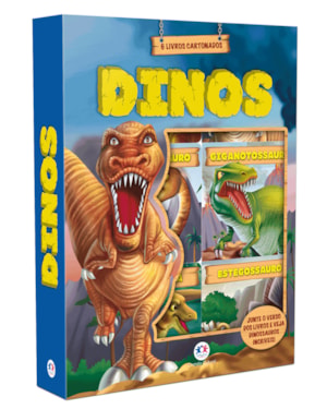 DINOS: 6 LIVROS CARTONADOS