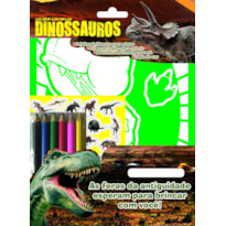 DINOSSAUROS - COLORIR COM BRILHO