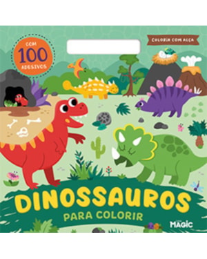 DINOSSAUROS - COM 100 ADESIVOS