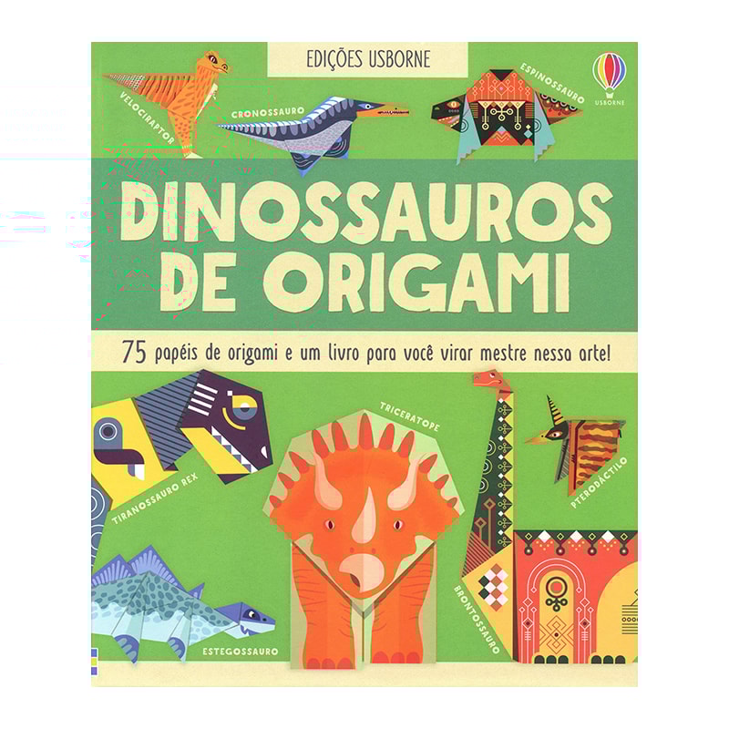 DINOSSAUROS DE ORIGAMI