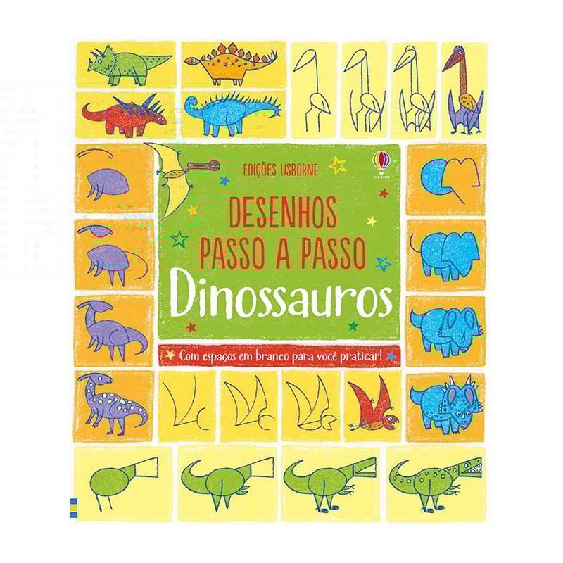 DINOSSAUROS: DESENHOS PASSO A PASSO