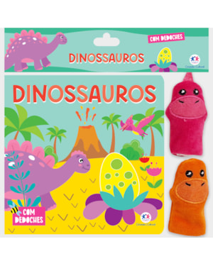 DINOSSAUROS - LIVRO COM DEDOCHE