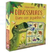 DINOSSAUROS: LIVRO COM JOGUINHOS
