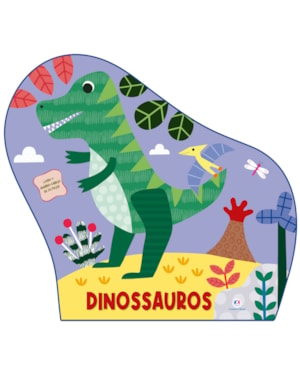 DINOSSAUROS - LIVRO COM QUEBRA-CABEÇA