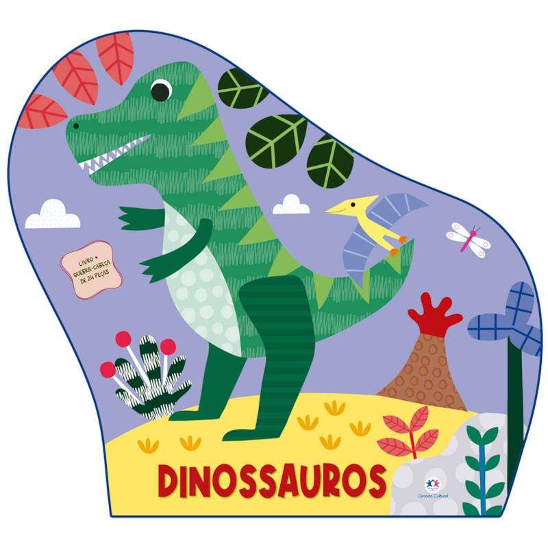 DINOSSAUROS - LIVRO COM QUEBRA-CABEÇA