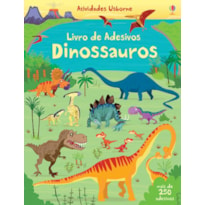 DINOSSAUROS : LIVRO DE ADESIVOS