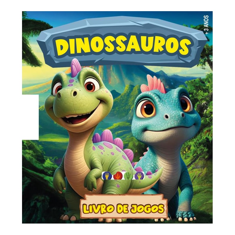 DINOSSAUROS LIVRO DE JOGOS