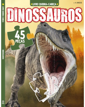 DINOSSAUROS LIVRO DE QUEBRA-CABEÇA