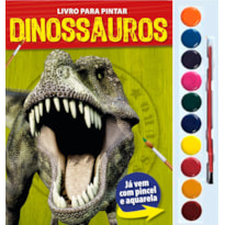 DINOSSAUROS - LIVRO PARA PINTAR COM AQUARELA