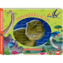 DINOSSAUROS - LIVRO QUEBRA CABEÇA