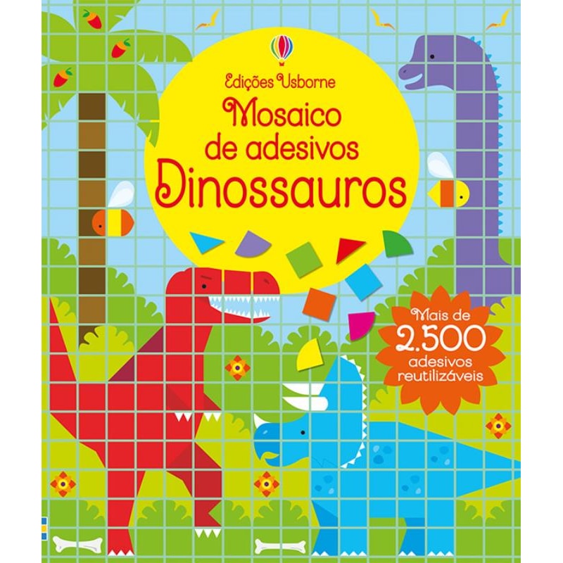 DINOSSAUROS: MOSAICO DE ADESIVOS