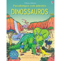 DINOSSAUROS : PASSATEMPOS COM ADESIVOS