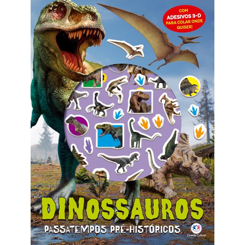 DINOSSAUROS - PASSATEMPOS PRÉ-HISTÓRICOS