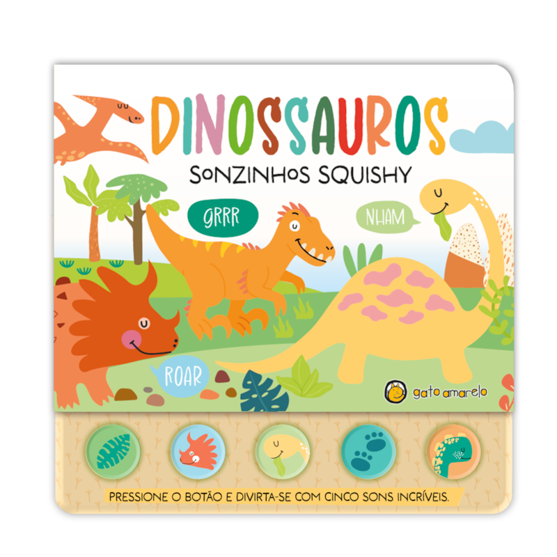 Dinossauros - sonzinhos squishy