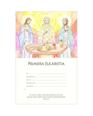 DIPLOMA PRIMEIRA EUCARISTIA