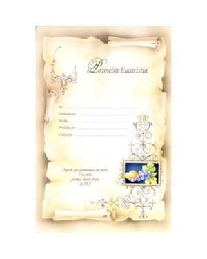 DIPLOMA PRIMEIRA EUCARISTIA
