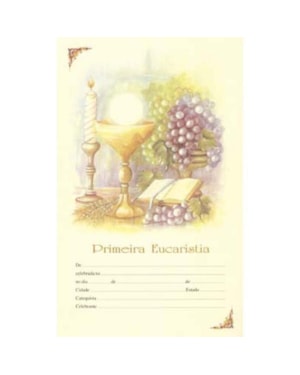 DIPLOMA PRIMEIRA EUCARISTIA