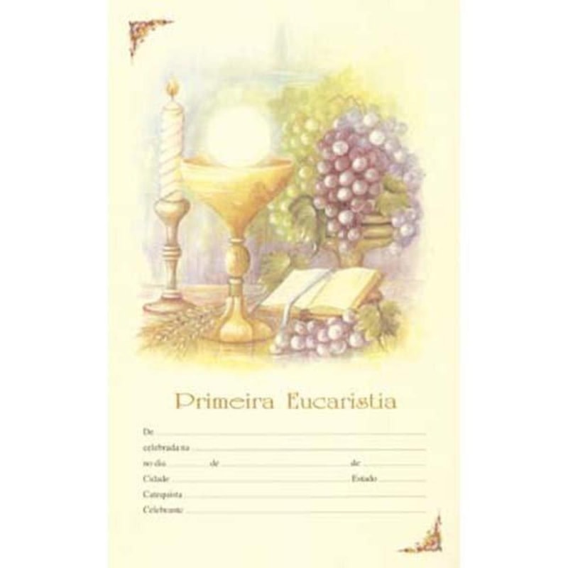 DIPLOMA PRIMEIRA EUCARISTIA