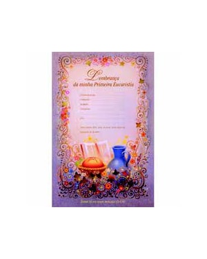 DIPLOMA PRIMEIRA EUCARISTIA