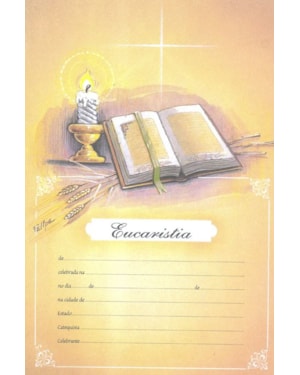 DIPLOMA PRIMEIRA EUCARISTIA