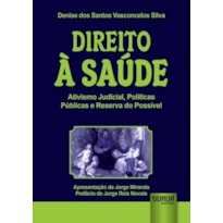 DIREITO À SAÚDE - ATIVISMO JUDICIAL, POLÍTICAS PÚBLICAS E RESERVA DO POSSÍVEL - APRESENTAÇÃO DE JORGE MIRANDA - PREFÁCIO DE JORGE REIS NOVAIS