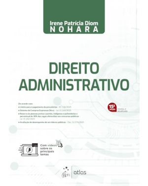DIREITO ADMINISTRATIVO - 15ª EDIÇÃO 2026